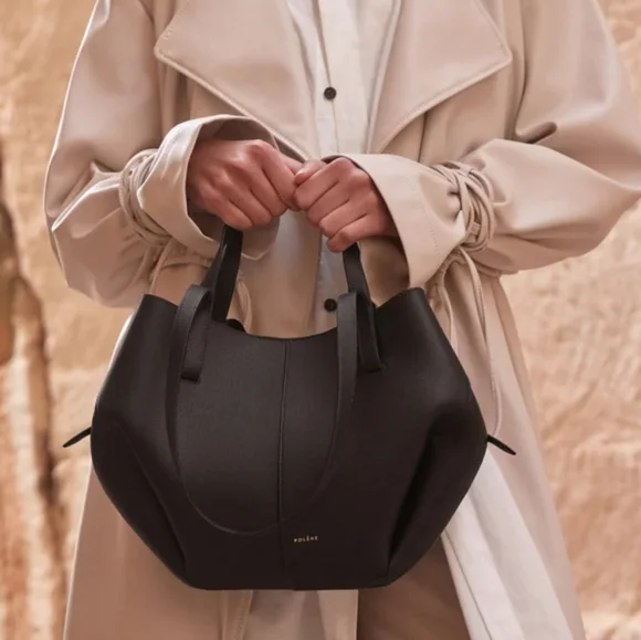 Polene Cyme Mini Textured Black - Picture 2 of 16